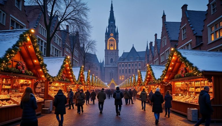 plongez dans l'ambiance féerique du marché de noël à bruges et découvrez son charme authentique avec ses stands traditionnels, ses artisans locaux et ses délices gourmands.