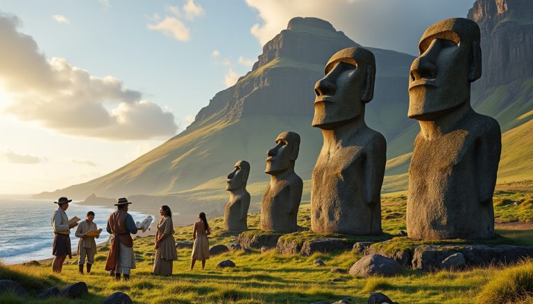 explorez l'histoire fascinante et la découverte des statues moaï emblématiques de l'île de pâques, symboles mystérieux de la culture polynésienne.