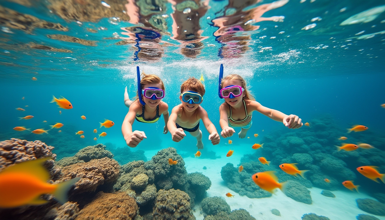 découvrez nos conseils essentiels pour profiter pleinement de votre plongée avec palme, masque et tuba lors d’une colonie de vacances. apprenez à bien préparer votre équipement et à explorer les fonds marins en toute sécurité.