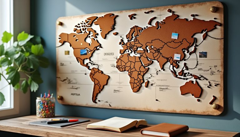 découvrez les avantages d'une carte du monde en liège originale et trouvez des idées créatives pour personnaliser votre décoration avec style et praticité.