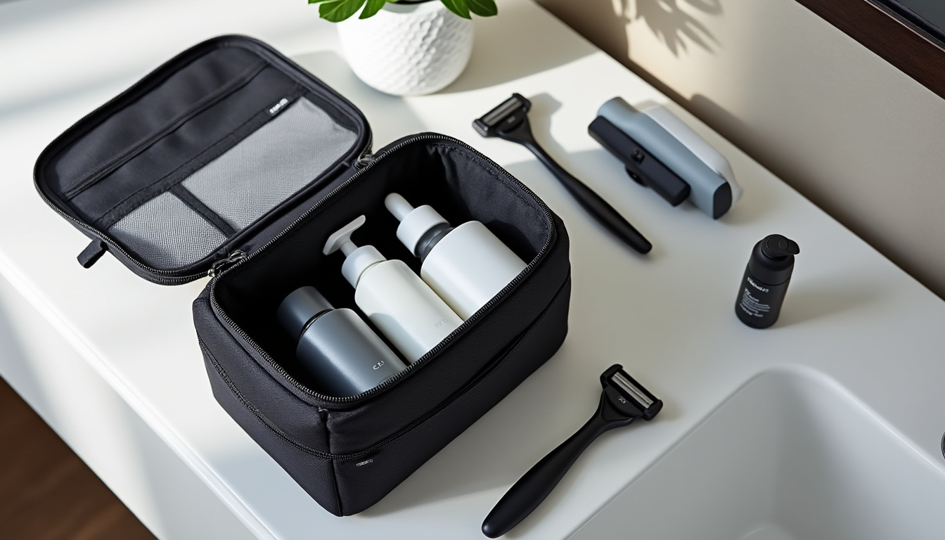 découvrez comment choisir la trousse de toilette de voyage idéale pour homme : formats pratiques, matières résistantes et rangements adaptés à vos déplacements.