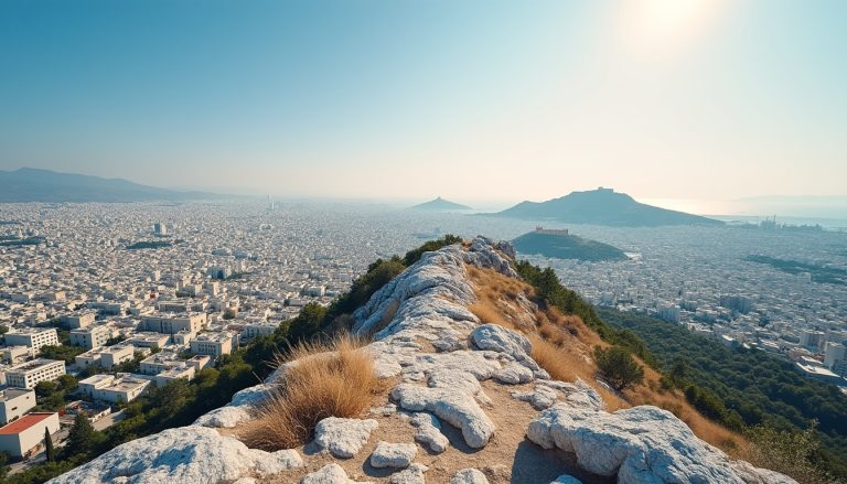 admirez athènes depuis le mont lycabette et profitez d’une vue panoramique exceptionnelle sur la ville, l’acropole et la mer égée.