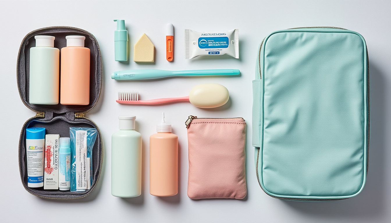 découvrez comment choisir une trousse de toilette adaptée à l’avion : format cabine, contenants conformes et astuces pour voyager sans souci.