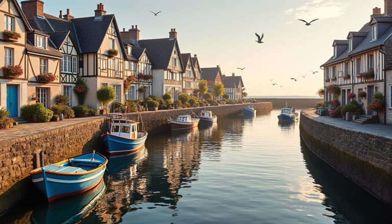 découvrez une charmante ville en bord de mer en normandie, entre plages pittoresques, patrimoine historique et douceur de vivre.