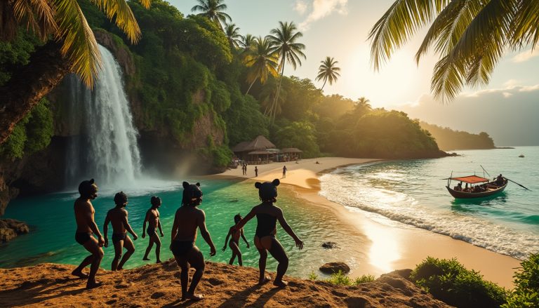 explorez la côte d’ivoire profonde à travers cinq expériences entre hommes-panthères, cascades et plages, au cœur de paysages et de traditions fascinants.