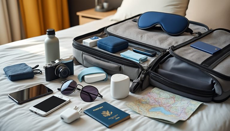 découvrez les accessoires indispensables pour voyager confortablement, organiser vos bagages et profiter pleinement de chaque étape de votre séjour.